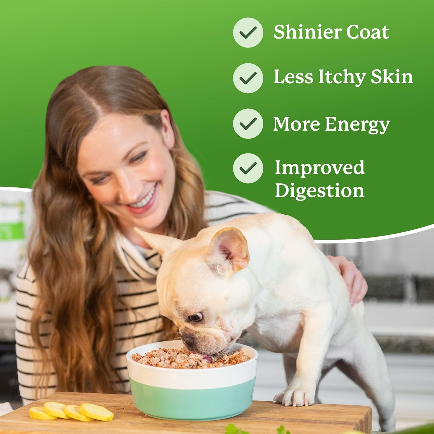 Veg-To-Bowl Dog Food, Human Grade Dehydrated Base Mix for Dogs, Grain Free Holistic Mix