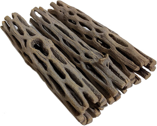 Natural Cholla Wood for Aquarium Decoration, Shrimp, Hermit Crab, Chew Toys for Small Pets