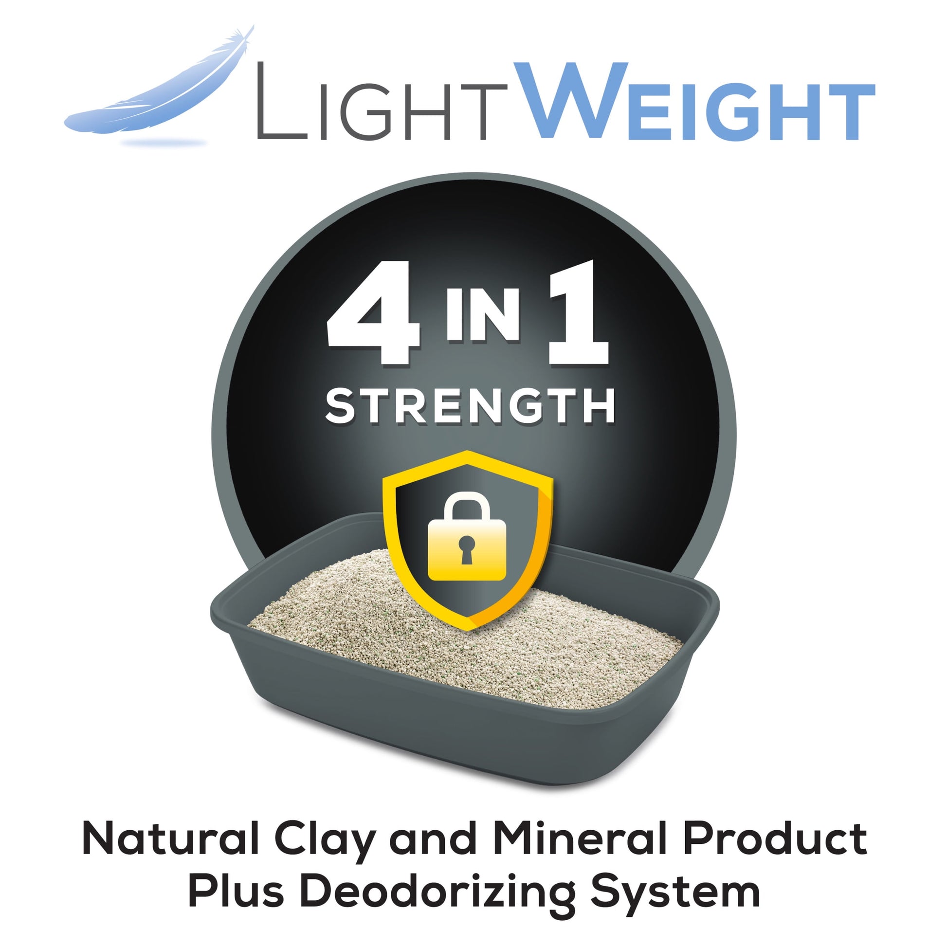 Purina  Multi Cat, Low Dust, Clumping Cat Litter, Lightweight 4-In-1 Strength, 17 Lb. Box