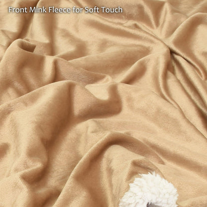 Dog Blanket, Super Soft Sherpa Pet Blankets and Throws Sleeping Mat for Small Medium Doggies Puppy Animals 45"X30"